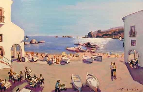 'Calella Palafrugell' és una de les obres que es podran veure a La Galeria. FOTO: Cedida