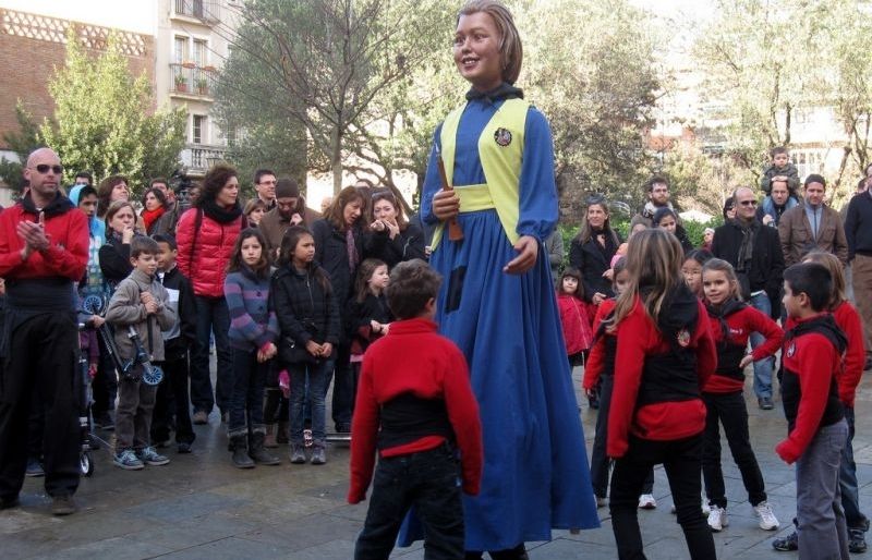 La gegantona Salut es va estrenar aquest diumenge. FOTO: Cedida