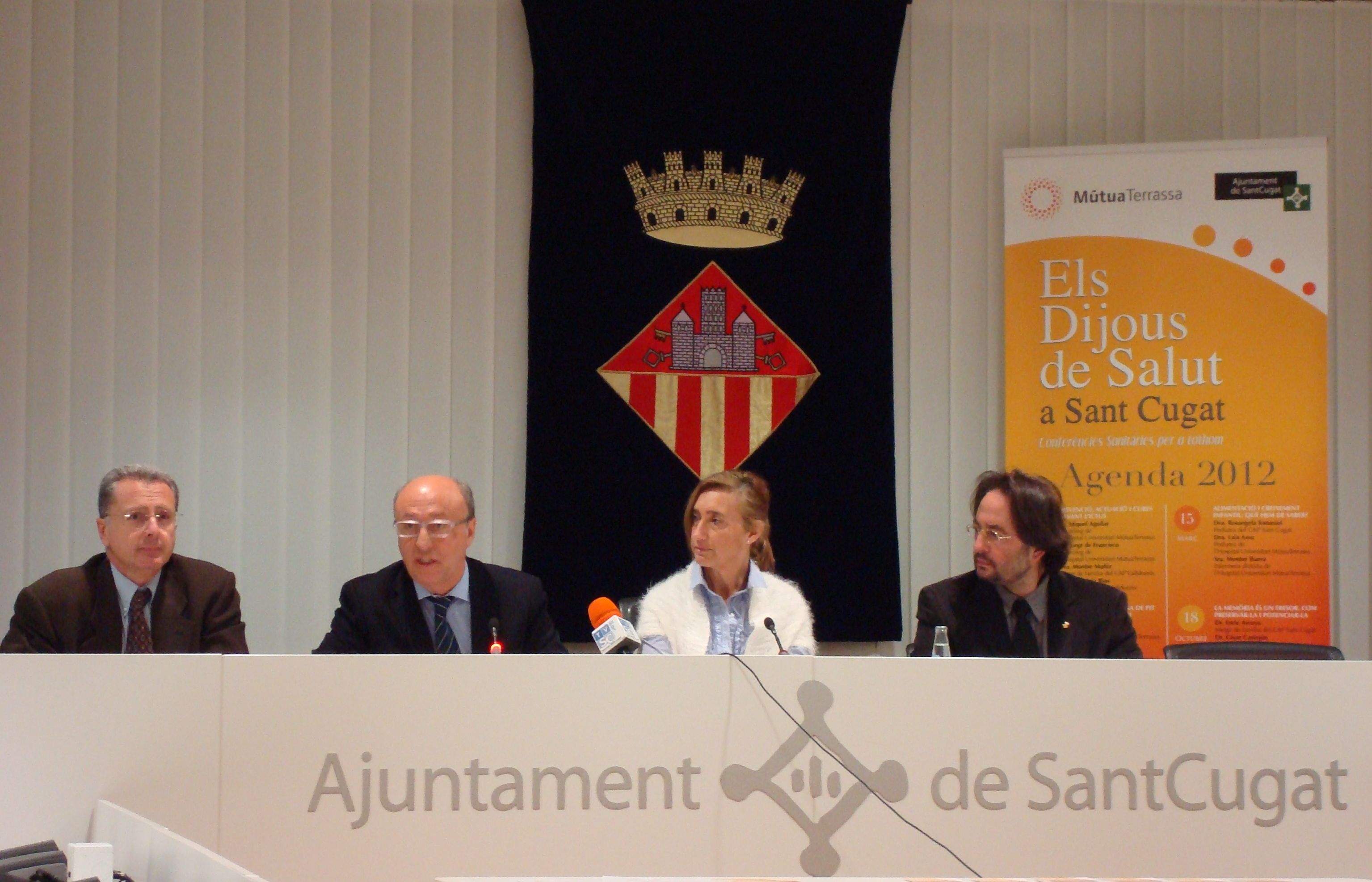 Acte de presentació del cicle de conferències. FOTO: C.Caballé