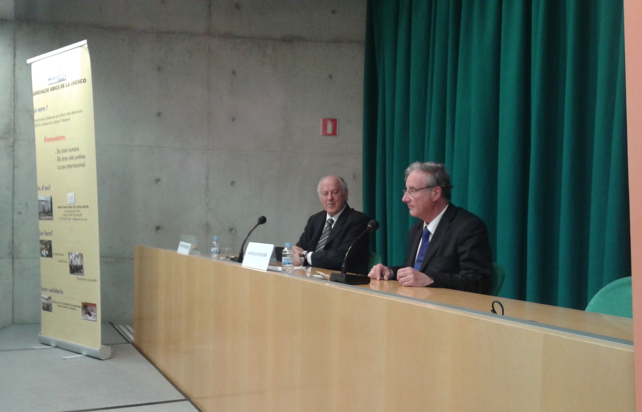 Santiago Petschen durant la conferència d'aquest dimecres. FOTO: A. Rododreda