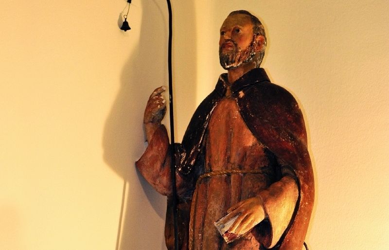 Figura de sant Antoni, creació de Josep Grau-Garriga. FOTO: A. Bernal