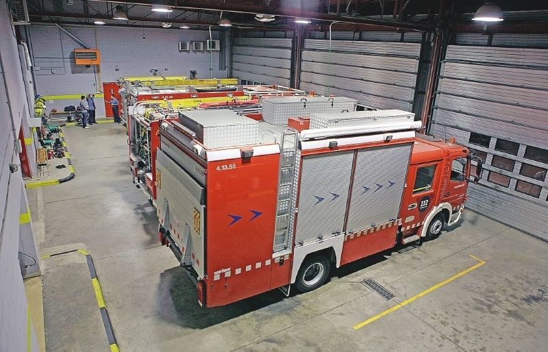 Una imatge del parc de bombers. FOTO: A. Ribera