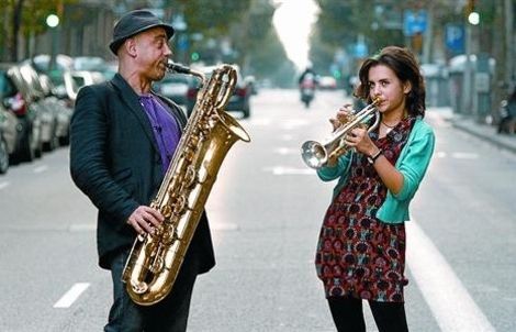 Joan Chamorro i Andrea Motis. FOTO: Cedida/Álvaro Monge