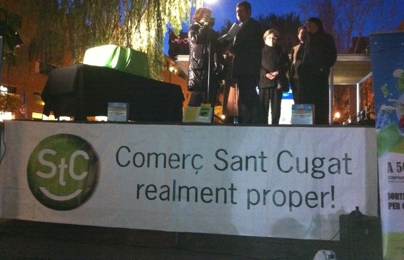 L'Associació Sant Cugat Comerç ha lliurat els cinc premis. FOTO: À. López Puig