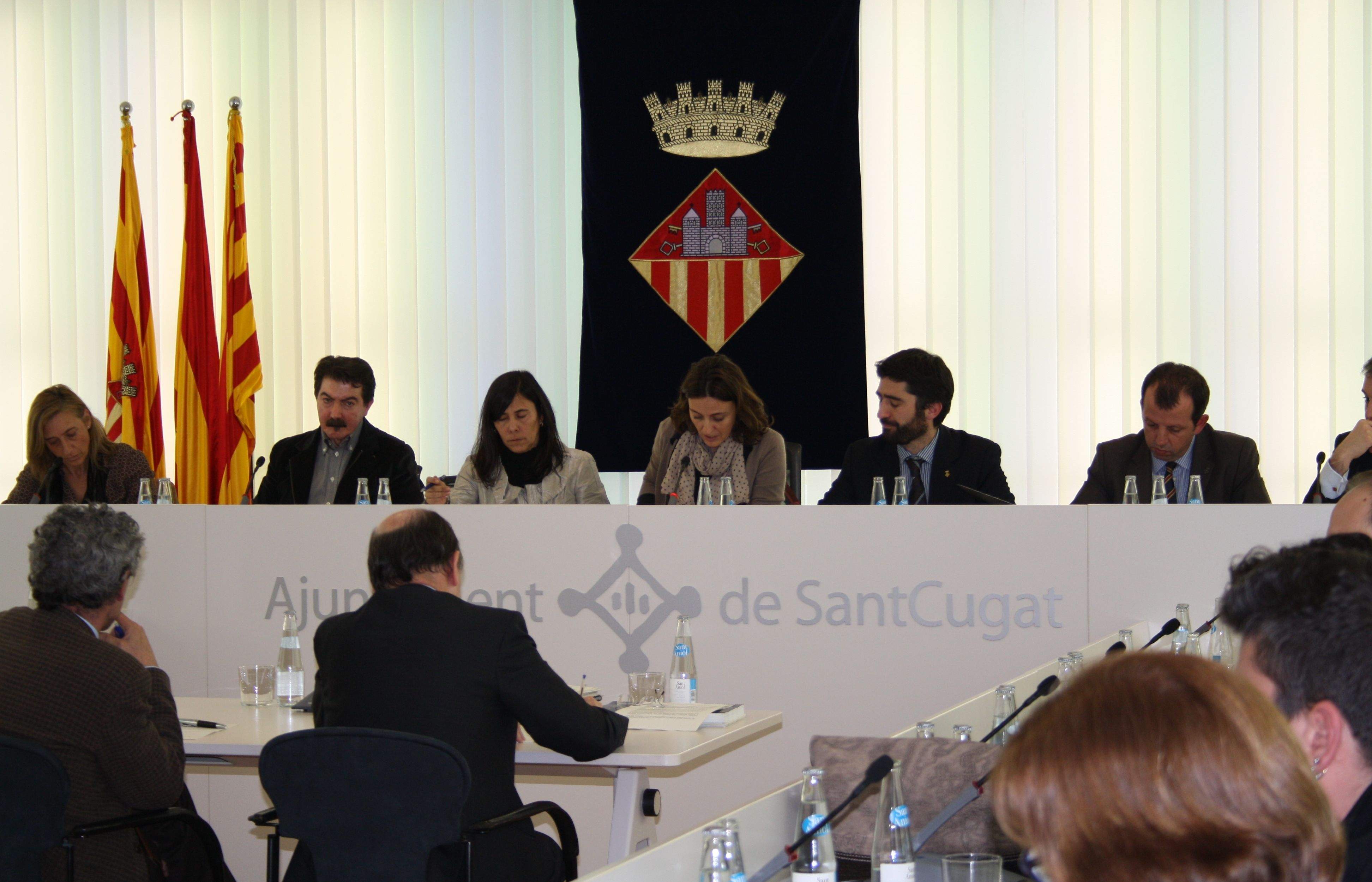 Moment del Ple celebrat dilluns, 16 de gener. FOTO: Àgata Guinó