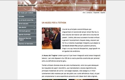 L'àmbit dels carros i carruatges està present al llarg de tot el museu