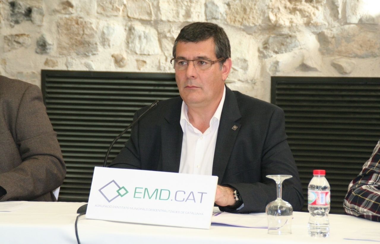 Puig durant la trobada. FOTO: Cedida