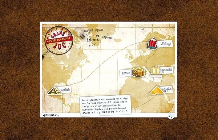 La història de les civilitzacions és quelcom molt interessant i que agrada als petits