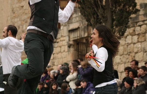 Esther Madrona ballant el ball de gitanes del carnaval del 2010