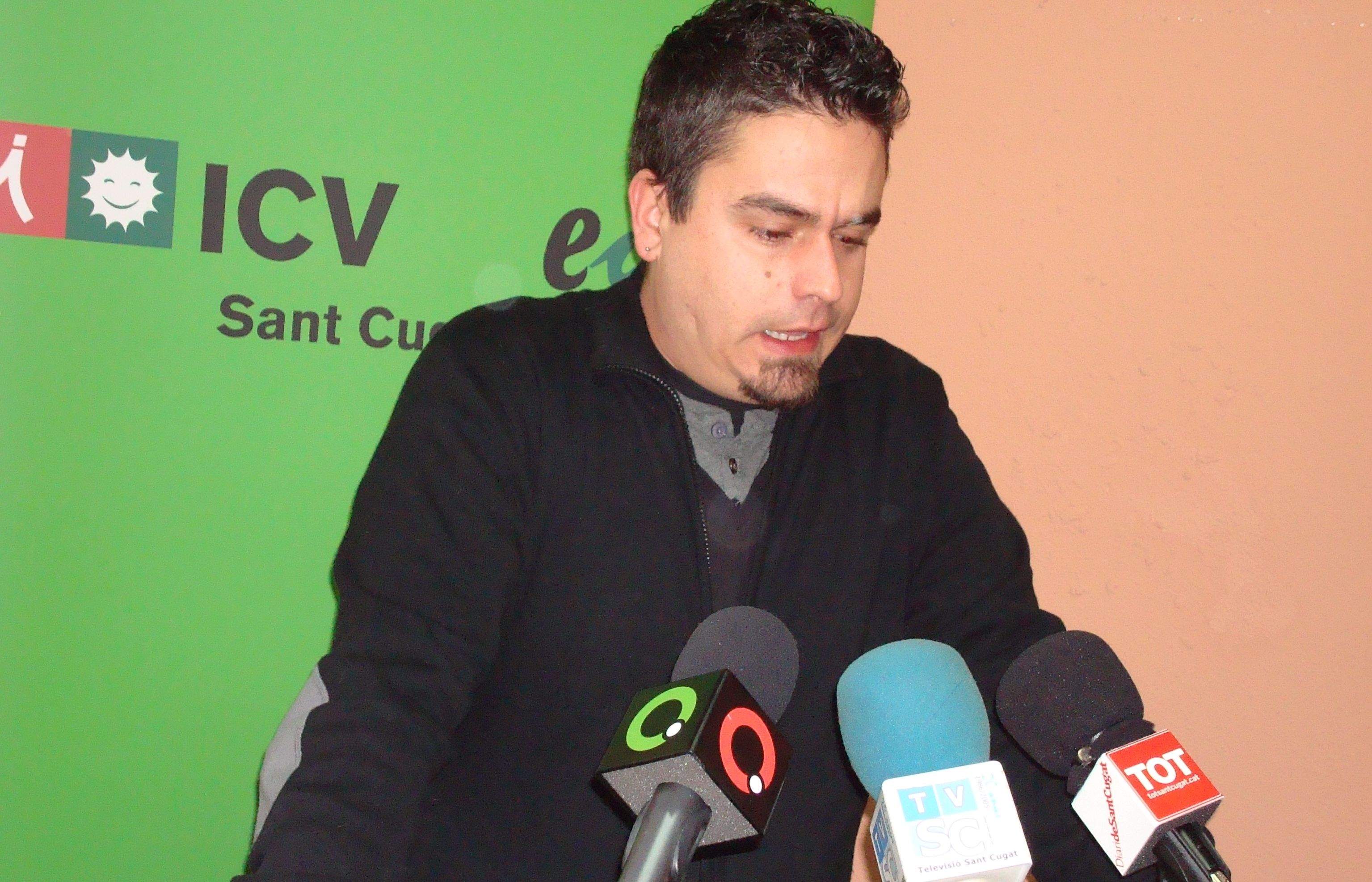 Joan Calderon durant la roda de premsa celebrada dimecres 1 de febrer. FOTO: C.Caballé