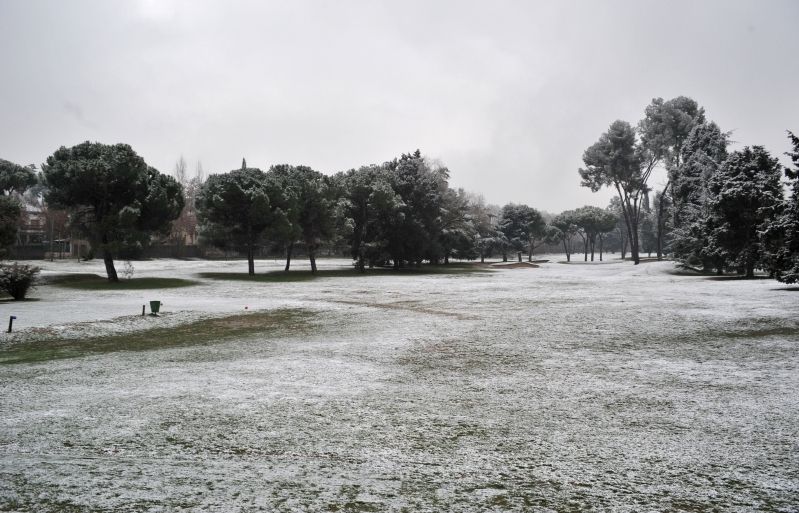 Imatge de la nevada del passat dijous FOTO: A. Bernal