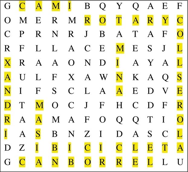 Solucions de la sopa del conte 'Camí de Can Borrell'