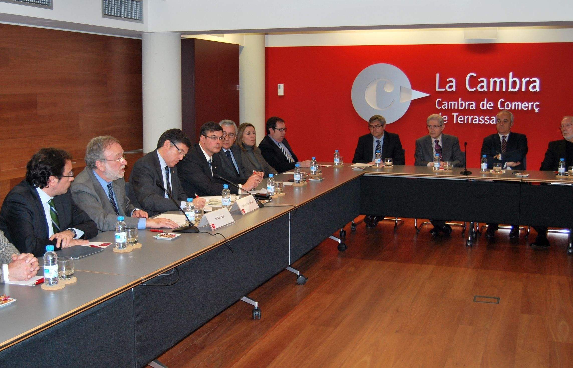 La trobada va tenir lloc a la seu de la Cambra de Terrassa FOTO: Cedida