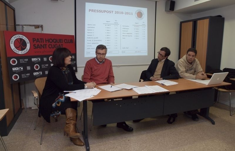 Imatge de l'última assemblea del PHC Sant Cugat. FOTO: Arxiu/A. Ribera