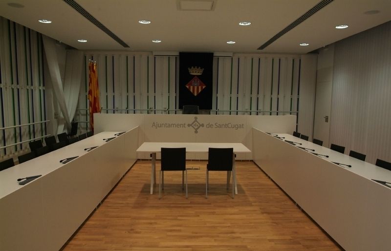 La sala de plens serà l'escenari de l'audiència ciutadana FOTO: Arxiu 