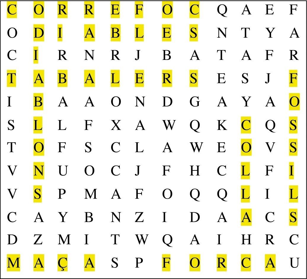 Solucions de la sopa del conte 'Diables de Sant Cugat'