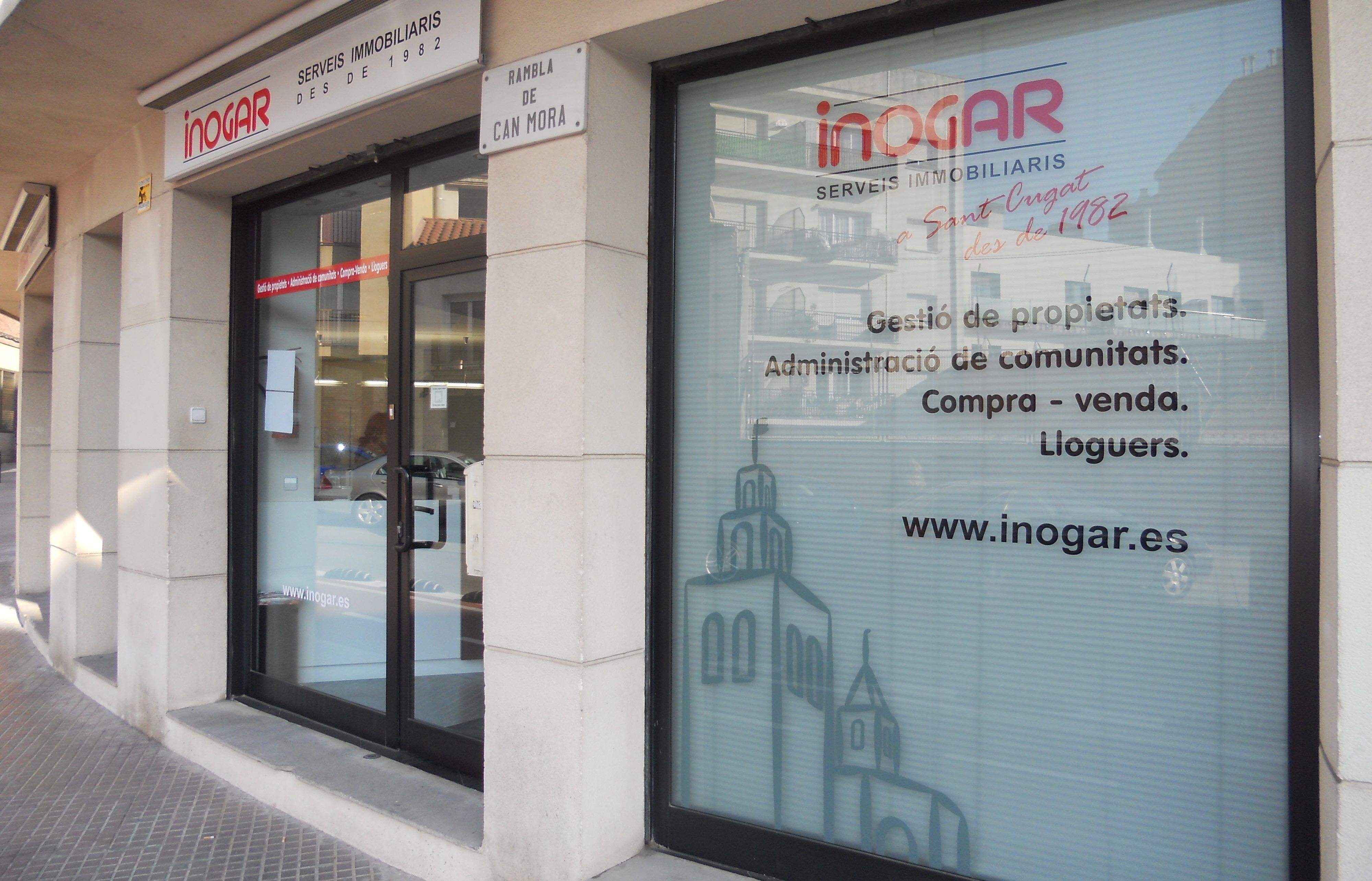 L'oficina d'Inogar, en mas d'Amat Finques FOTO: JR Armadàs