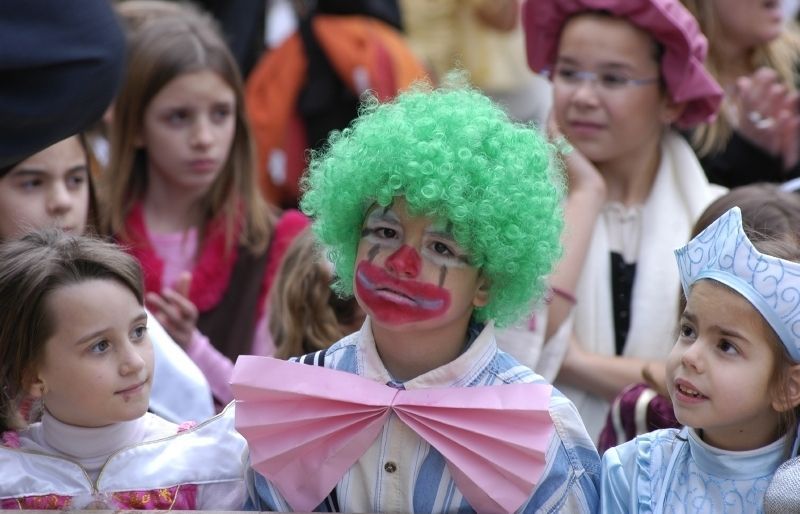 Nens disfressats per Carnaval. FOTO: A.Bernal