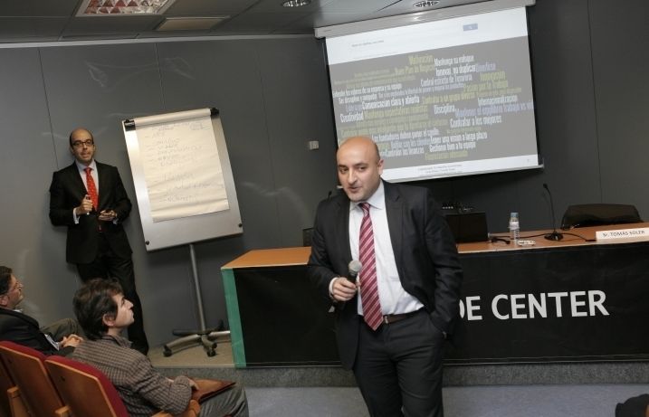 Joan Riera i Tomas Soler al SC Trade Center FOTO: A. Ribera