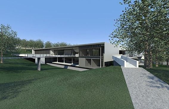 Exterior del projecte del nou Hospital Vicente Ferrer de Rubí. FOTO: Cedida