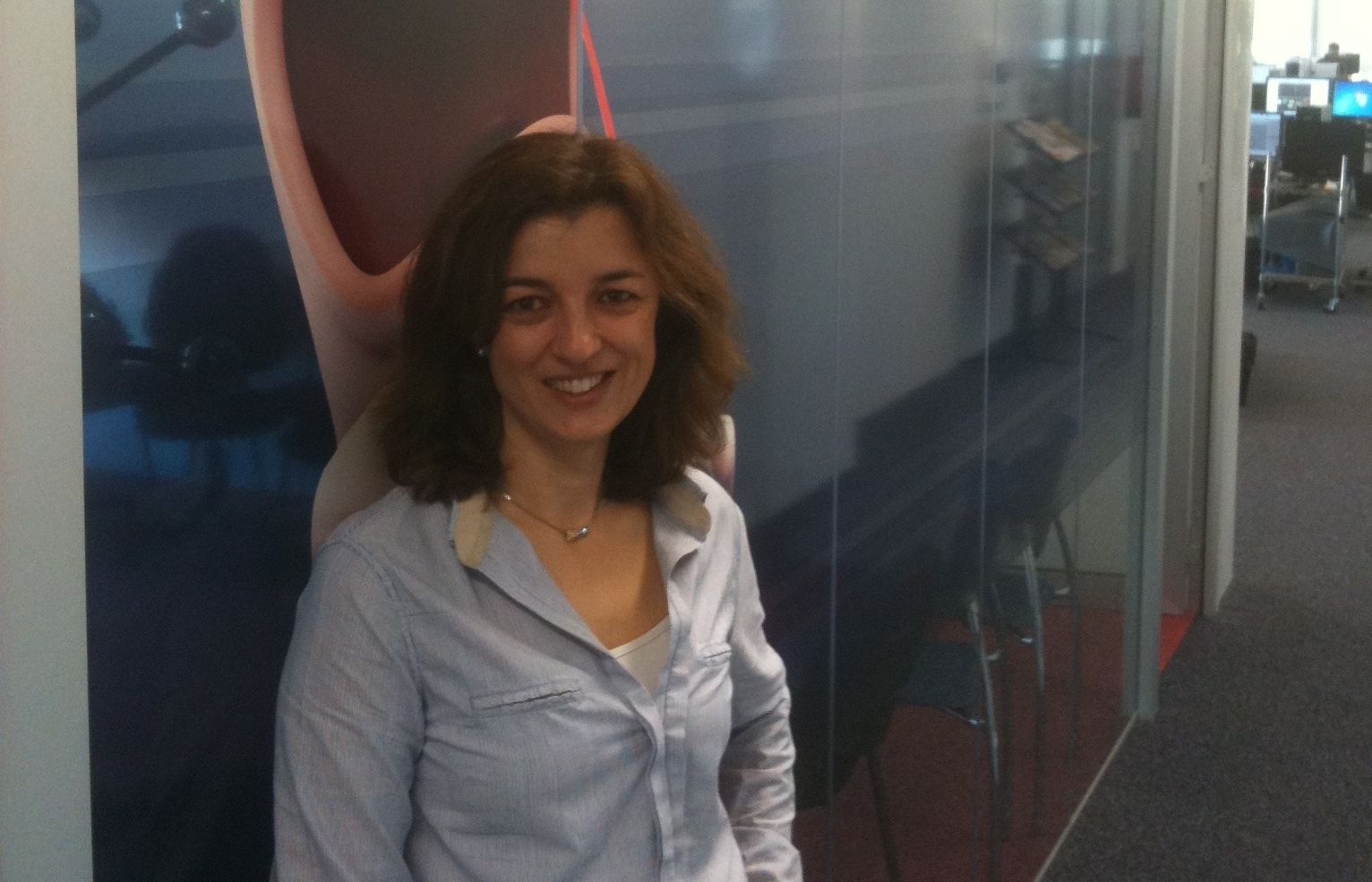 Maria Teresa Cordon a la seu de l'empresa a Sant Cugat FOTO: JR Armadàs