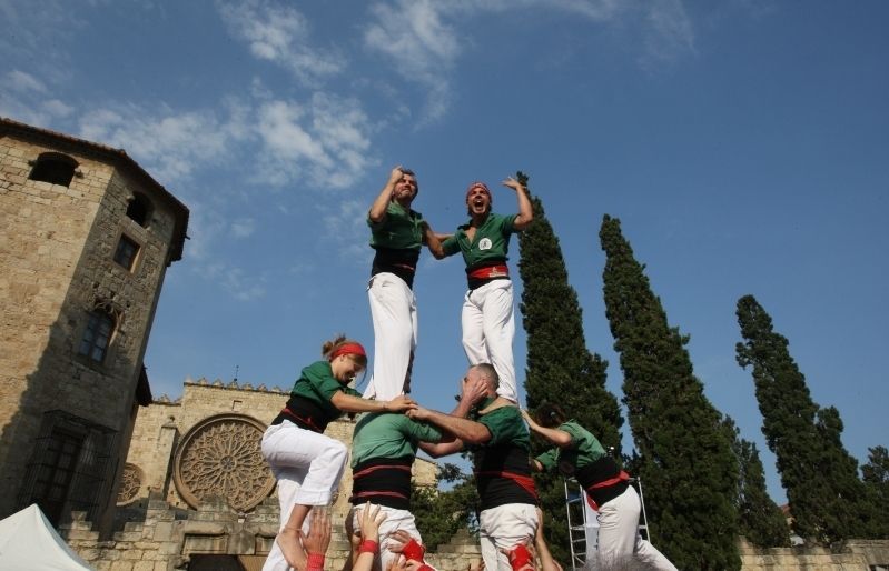 Els Castellers de Sant Cugat participaran al Concurs de Castells de Tarragona. FOTO: L. Llebot