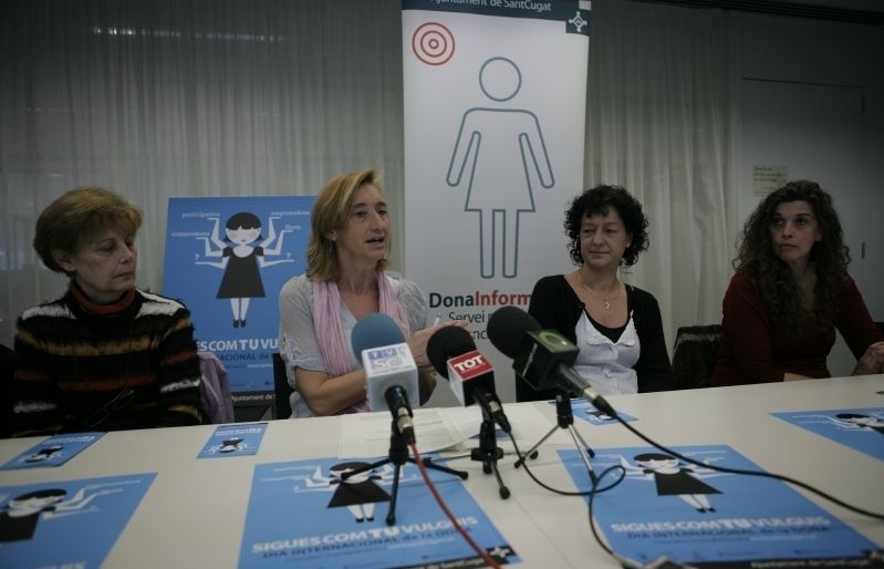 Presentació Dia Internacional de la Dona. FOTO: A. Ribera