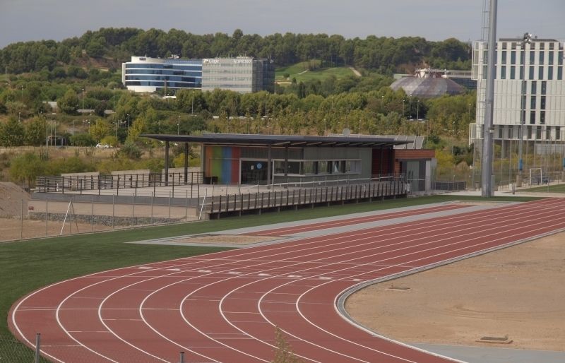 El nou pavelló s'aixecarà molt a prop de la pista d'atletisme de la ZEM La Guinardera. FOTO: A. Ribera