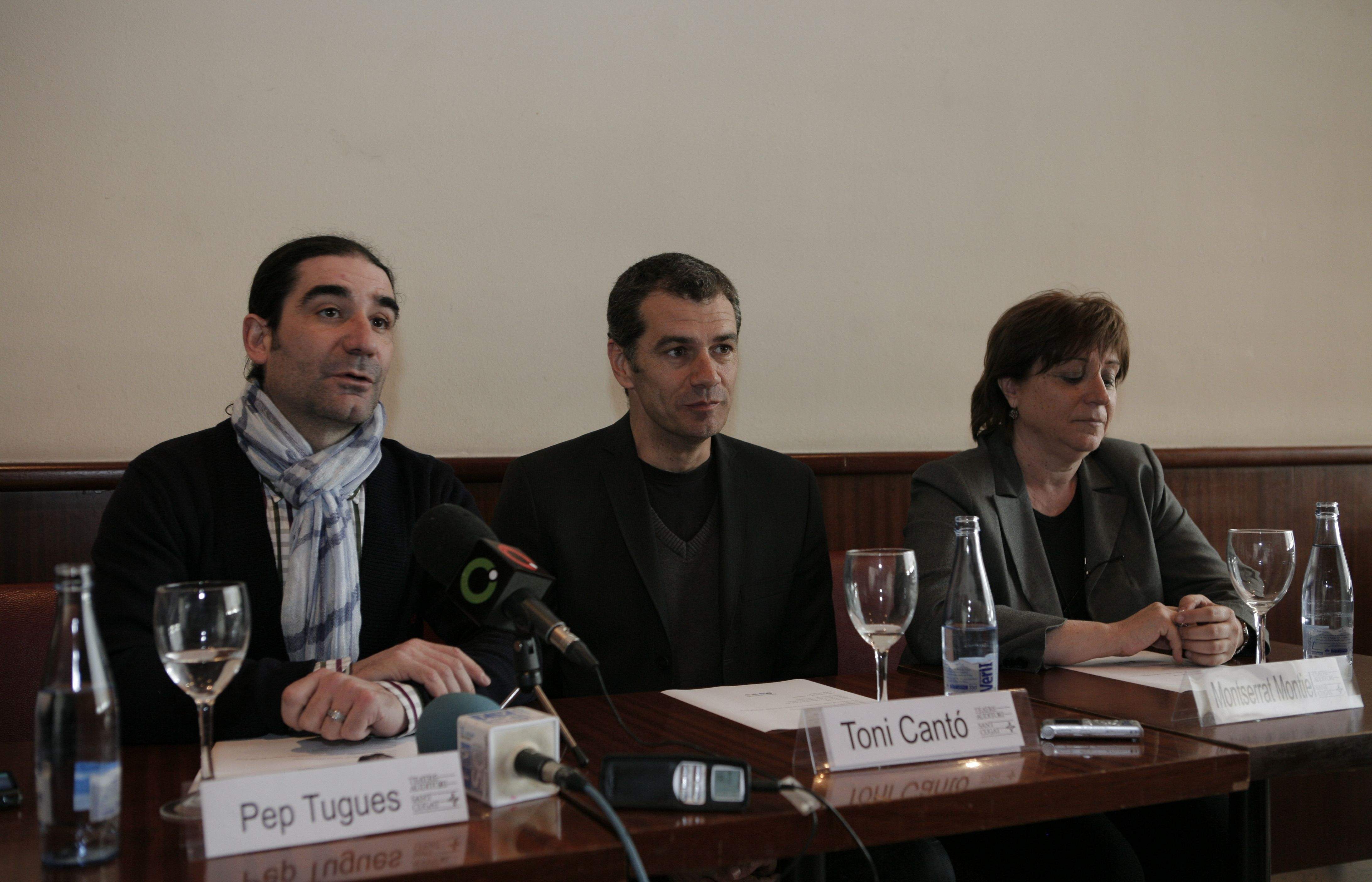 Toni Cantó, en roda de premsa al Cafè-Auditori, dimecres 29 de febrer. FOTO: A. Ribera