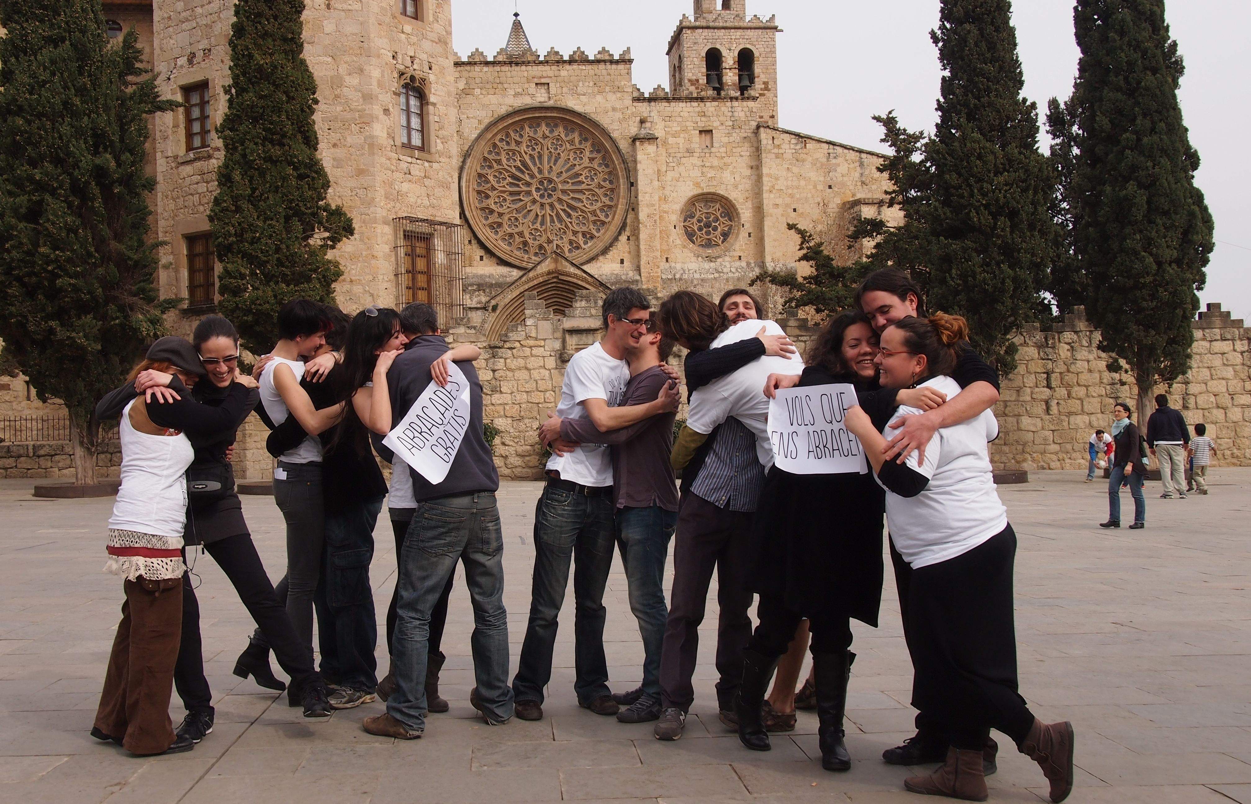 Amb una bona abraçada, tot sembla més fàcil! FOTO: A. Ribera