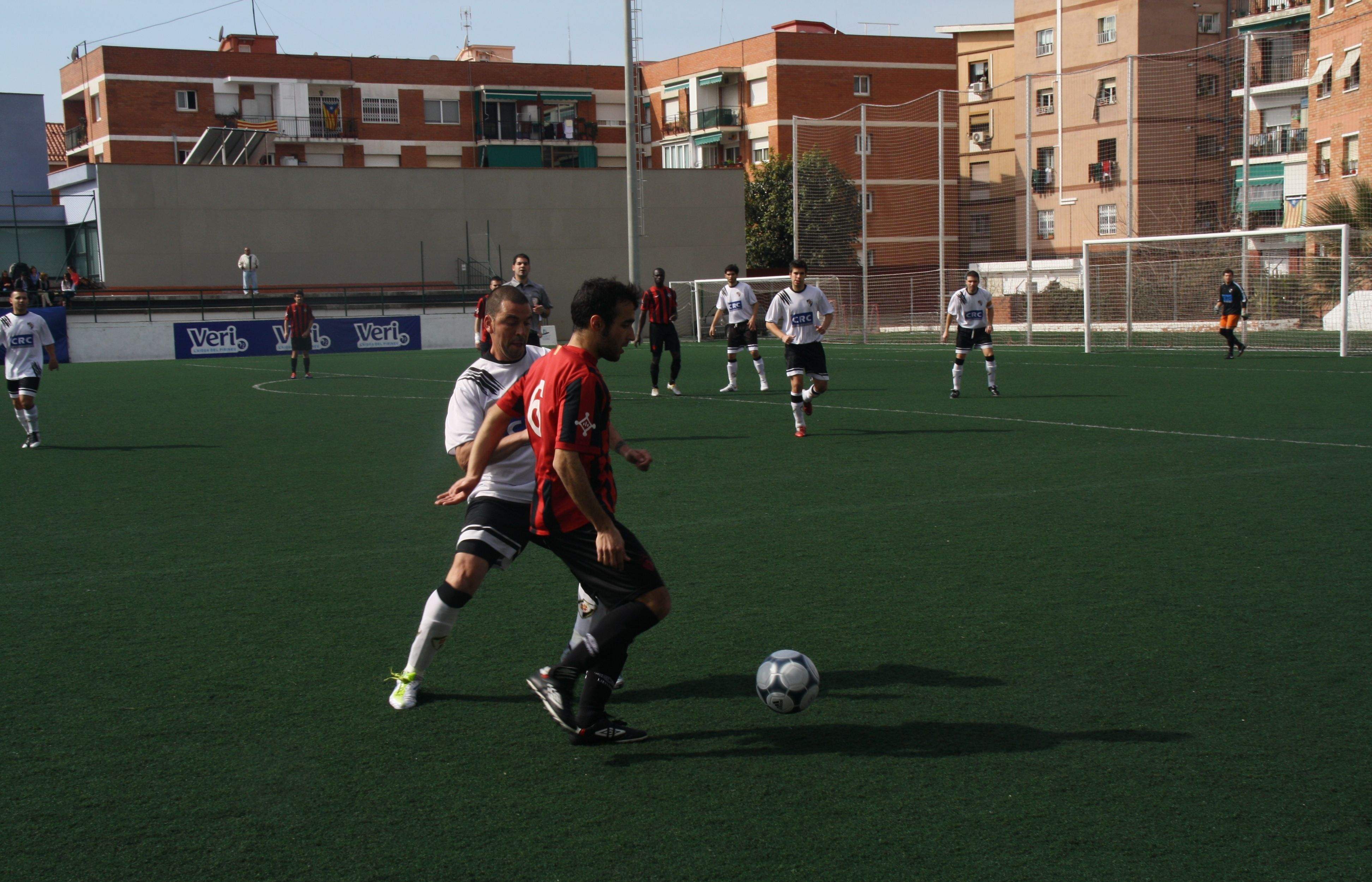 El Sant Cugat Esport FC ha perdut (1-0) al camp del líder, la UA Horta. FOTO: À. López Puig