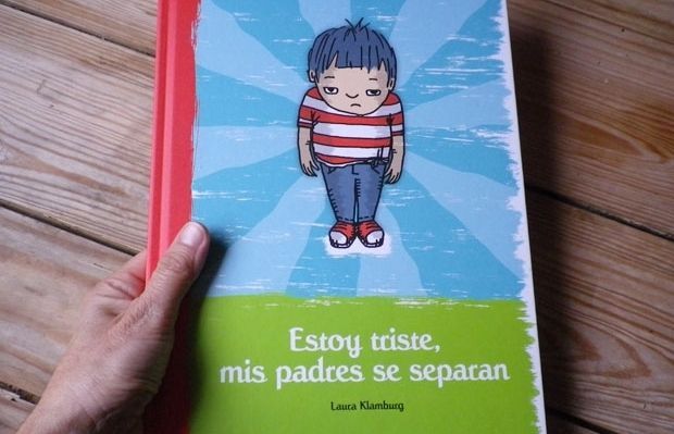 Portada del llibre 'Estoy triste, mis padres se separan'. FOTO: Cedida