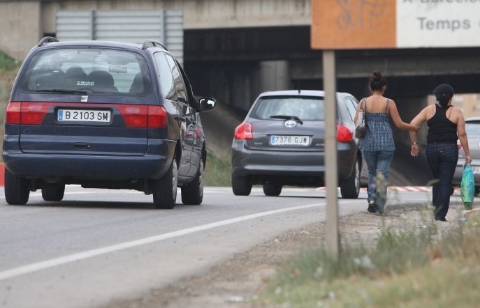 La carretera BP1503 a tocar del terme municipal de Rubí FOTO: Lluís Llebot