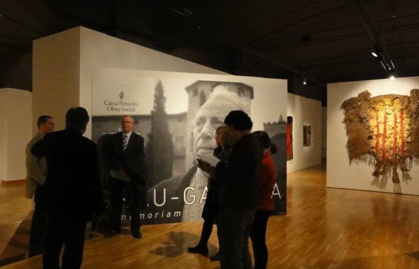 Acte inaugural de l'exposició a Girona. FOTO: Cedida