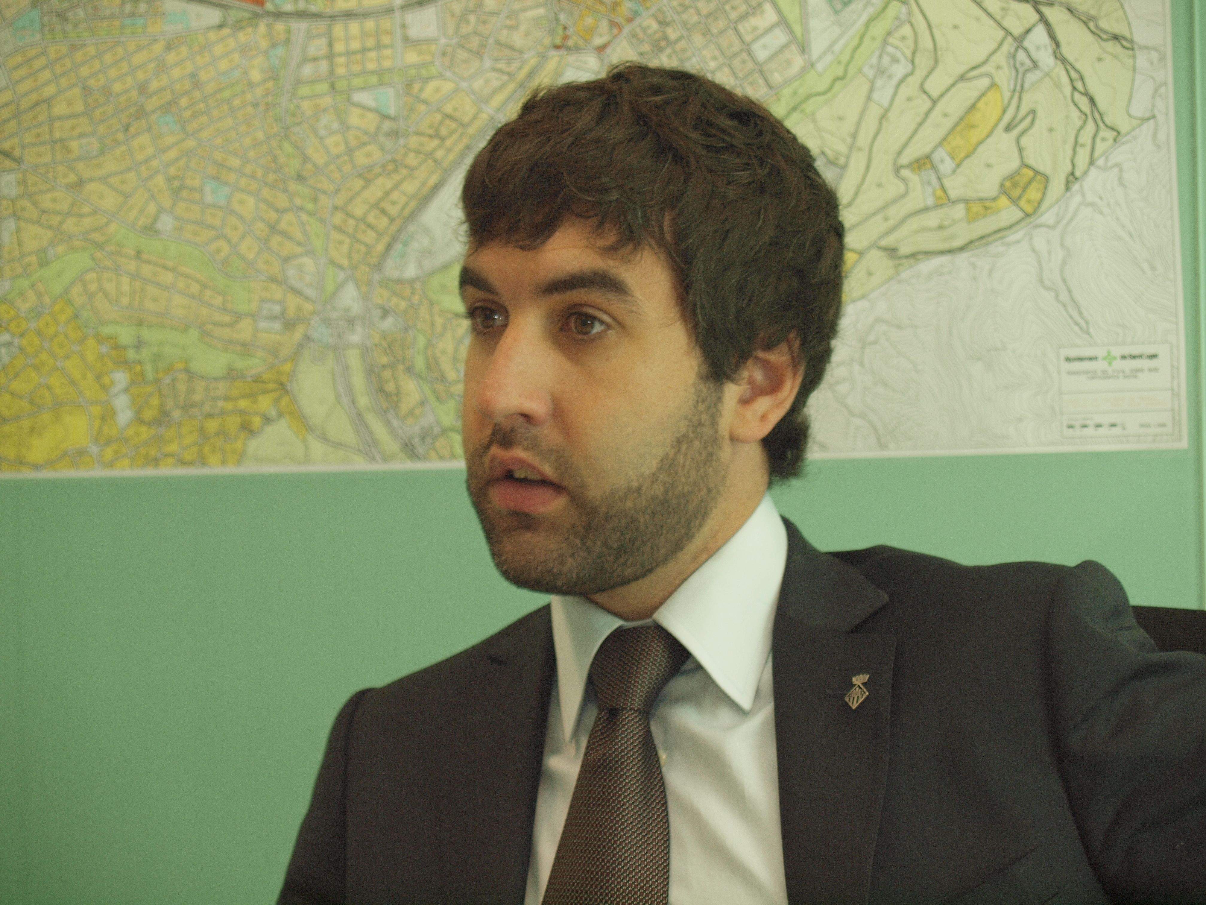 Xavier Tizón, regidor d'Esports de l'Ajuntament de Sant Cugat. FOTO: A. Ribera