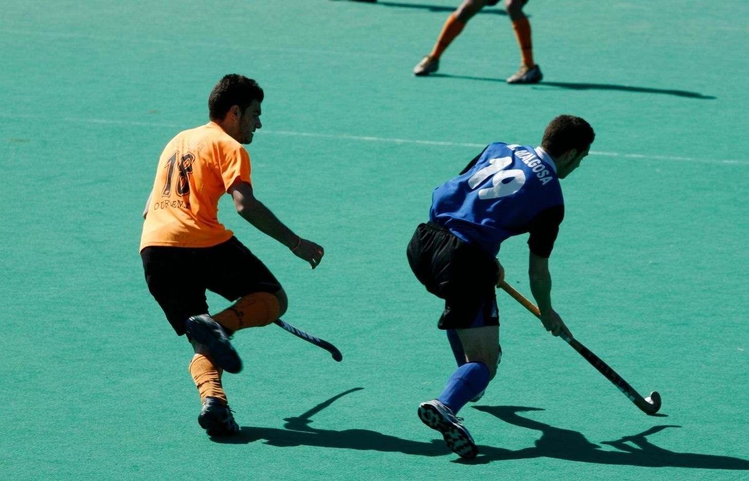 Marcel Malgolsa, en una acció del partit. FOTO: E. Naval