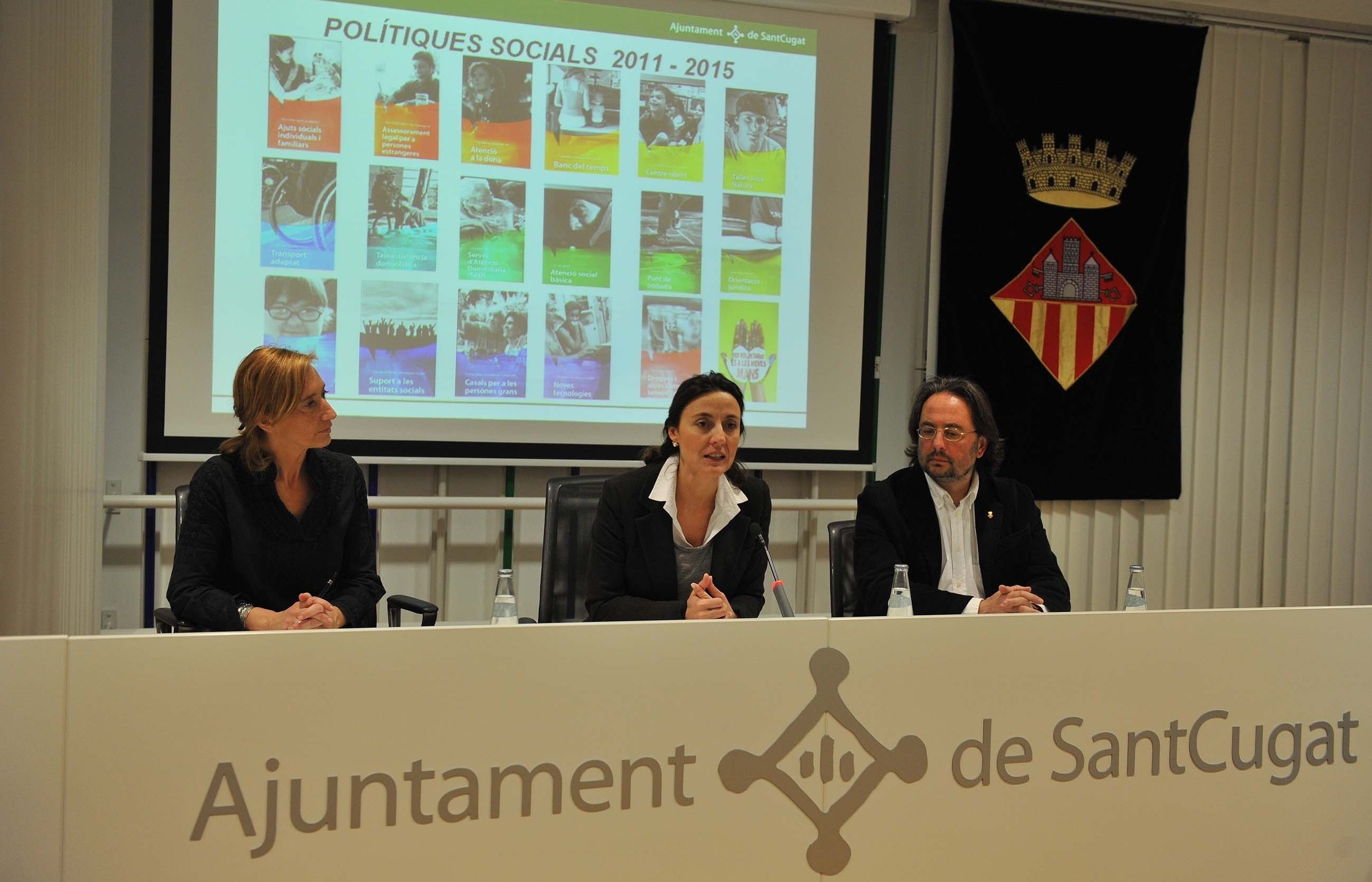 L'alcaldessa Mercé Conesa ha fet aquesta declaració durant la constitució Consell Sectorial de Serveis Socials, Sanitat i Ciutadania. FOTO: Localpress