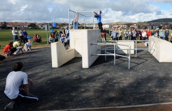 Parkour park de Lancing, Regne Unit. FOTO: Cedida.