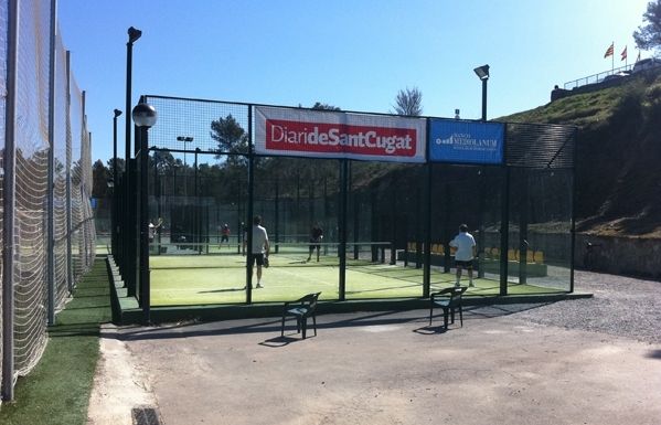 Sanmartí-Biglieri disputant la final en la seva categoria