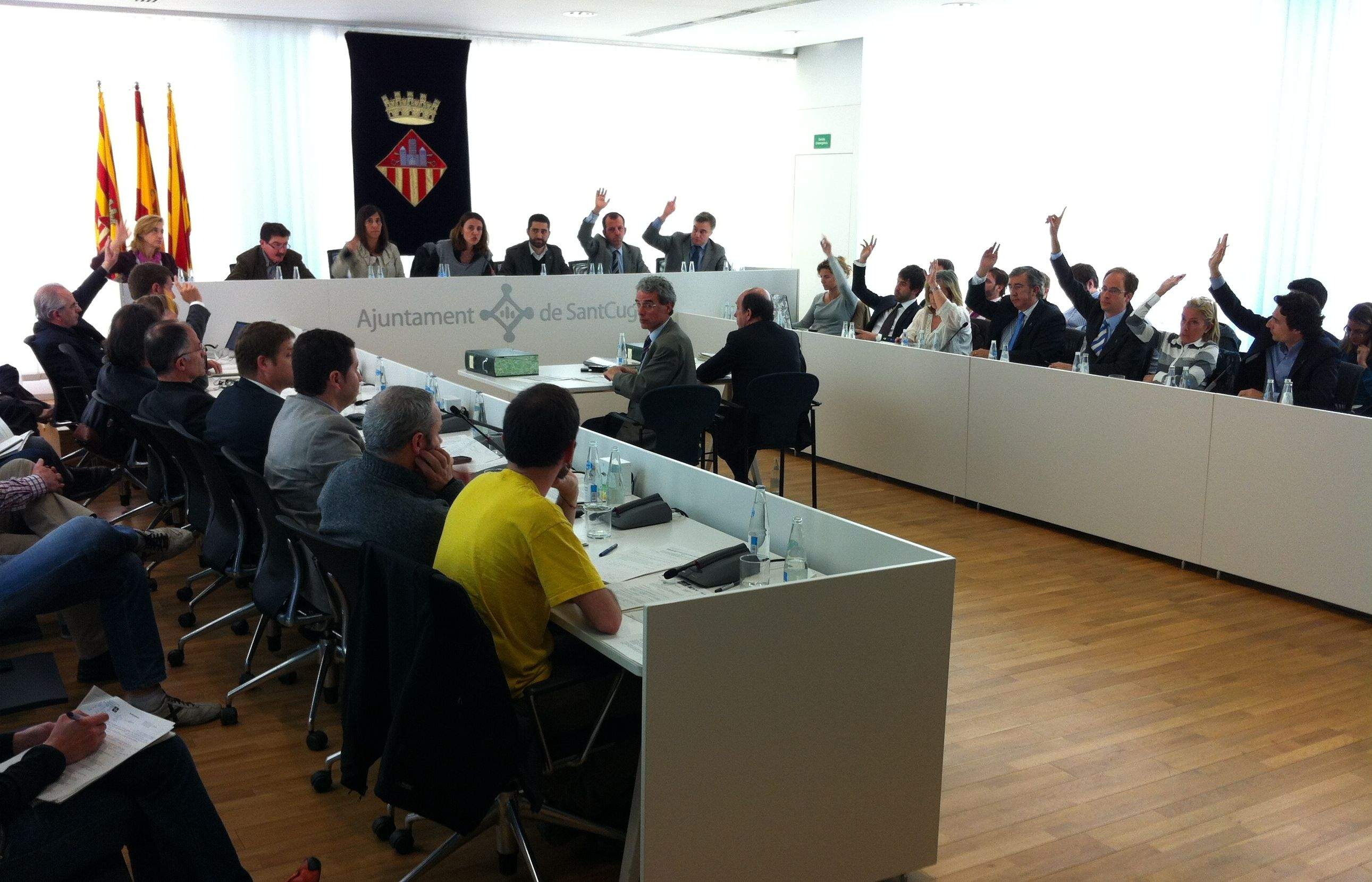 CiU i PP han rebutjat junts els textos de les esquerres FOTO: JR Armadàs