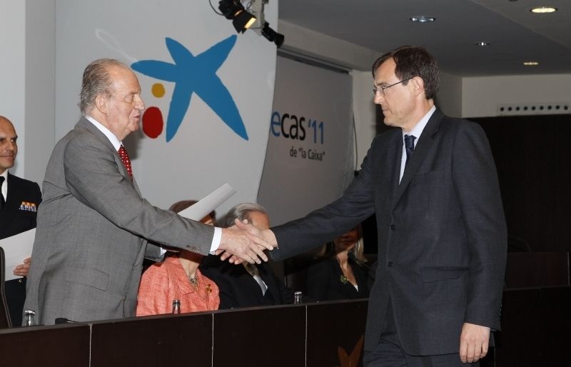 Cerimònia d'entrega de les beques de "la Caixa". FOTO: Cedida. 