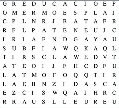 Sopa de lletres del conte 'l'Ateneu'