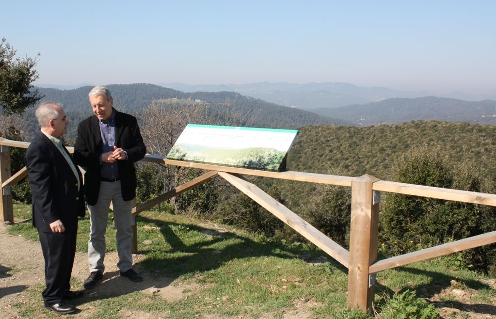 El nou mirador de Les Planes. FOTO: Cedida