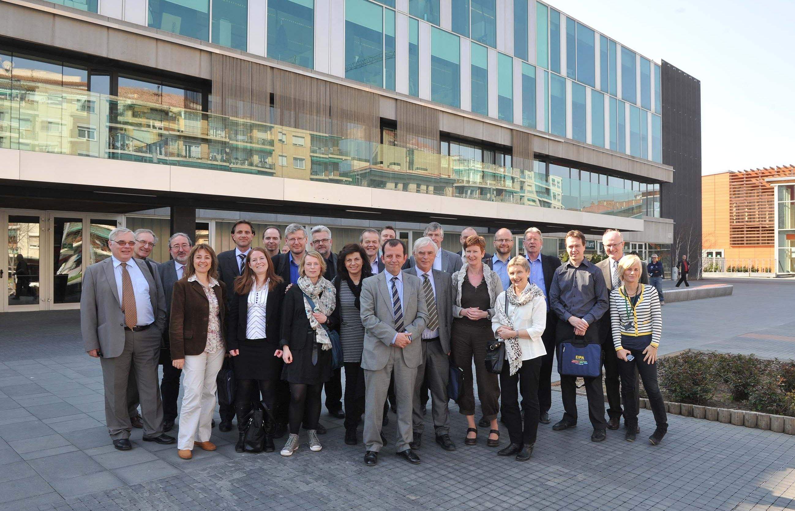 La delegació noruega a Sant Cugat. FOTO: Localpress