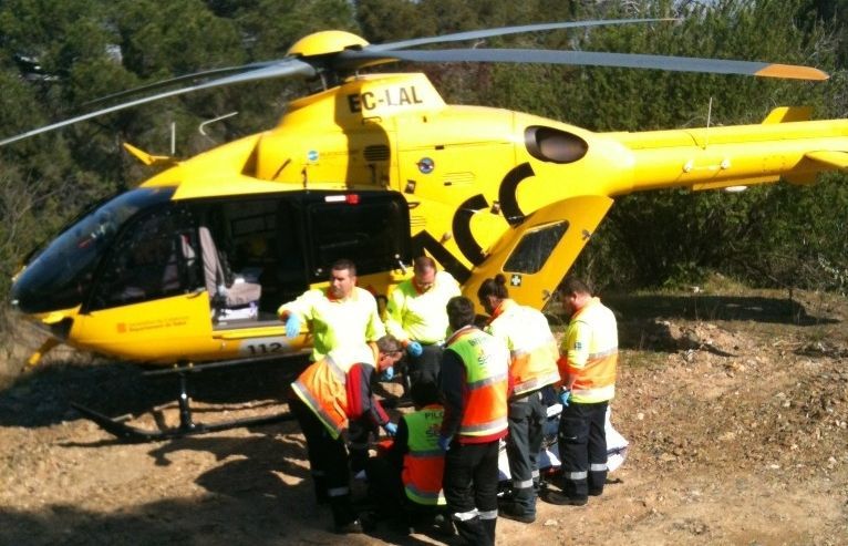 La dona atropellada ha patit ferides lleus. FOTO: B. Bella