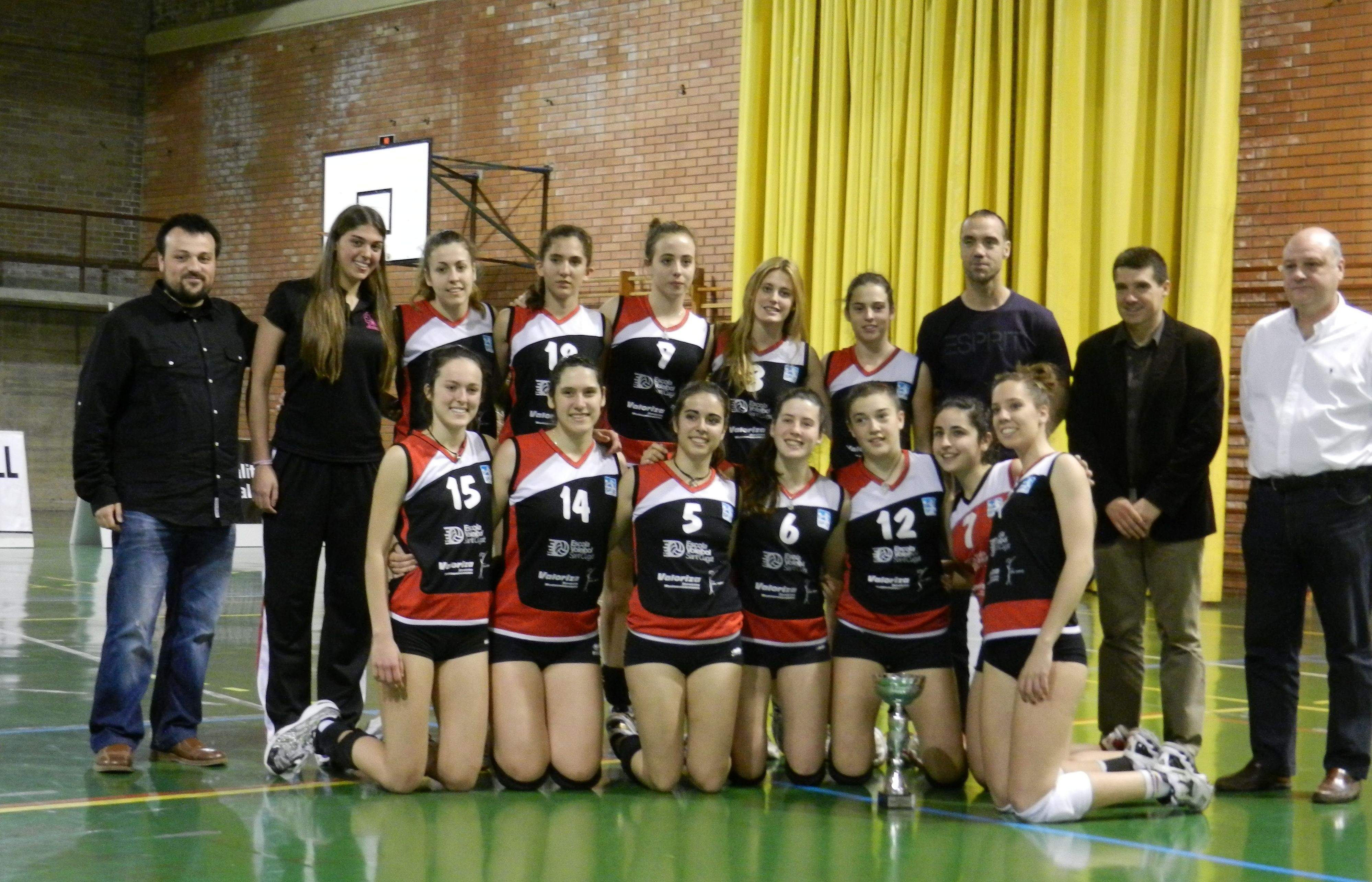 L'equip juvenil, campió de Catalunya a Lleida. FOTO: Cedida