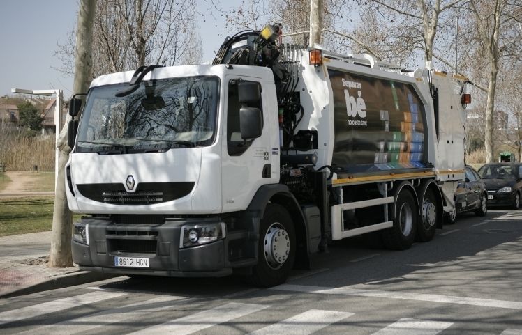 Un dels camions de l'empresa Valoriza FOTO: Artur Ribera