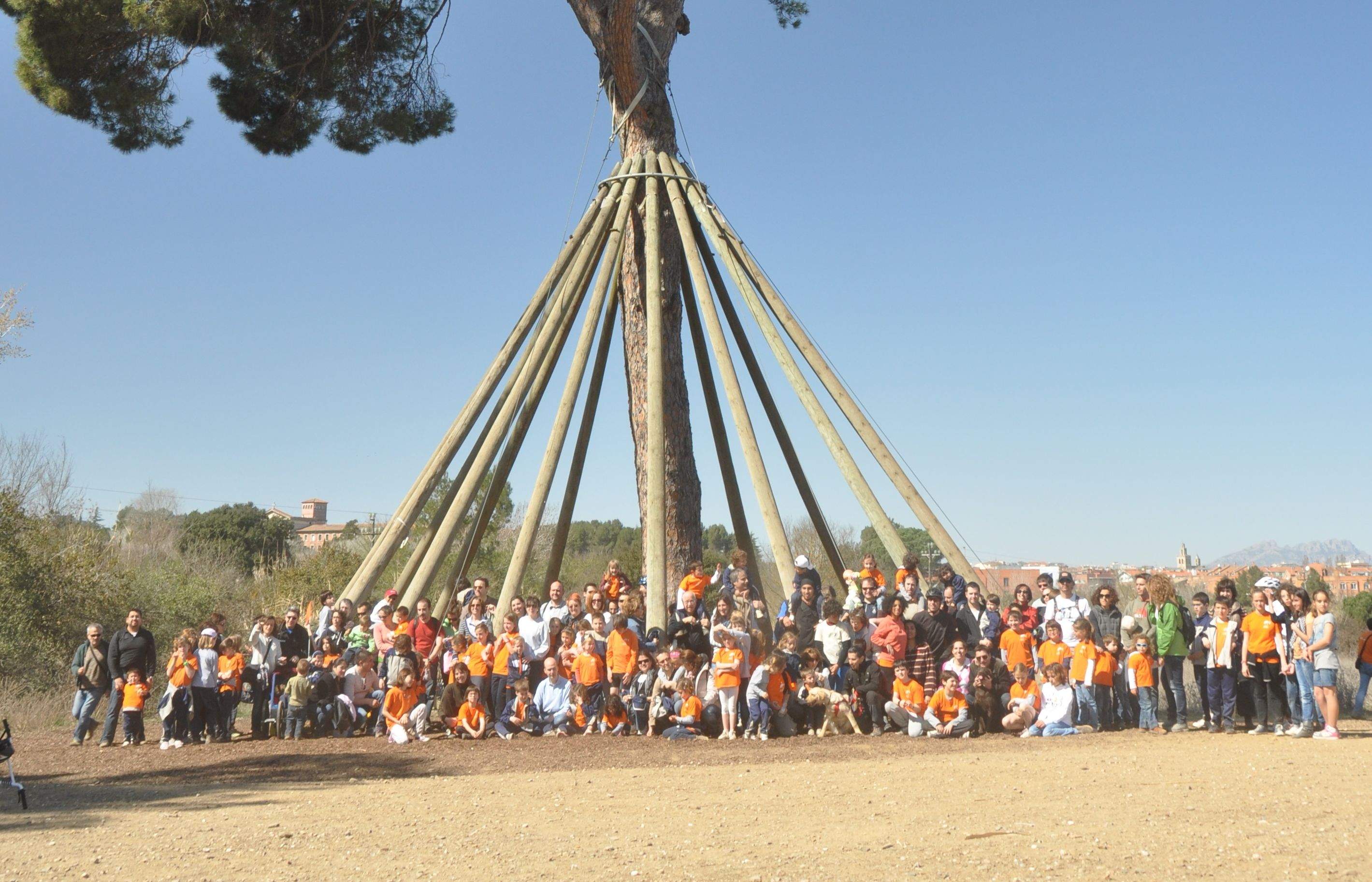 L'equipament tèxtil de l'escola Pi d'en Xandri és una iniciativa per generar cohesió entre els alumnes. FOTO: Cedida. 