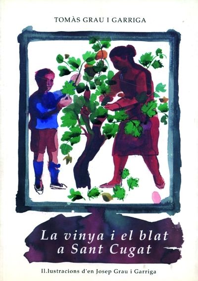 Autor del llibre, Tomàs Grau i l'il·lustrador, Josep Grau Garriga