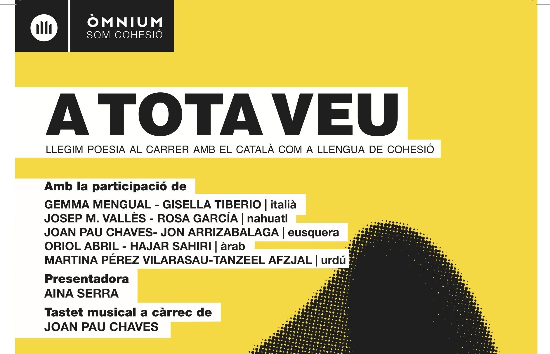 La diversitat de llengües i la poesia seran els protagonistes de la iniciativa A tota veu. FOTO: Cedida.